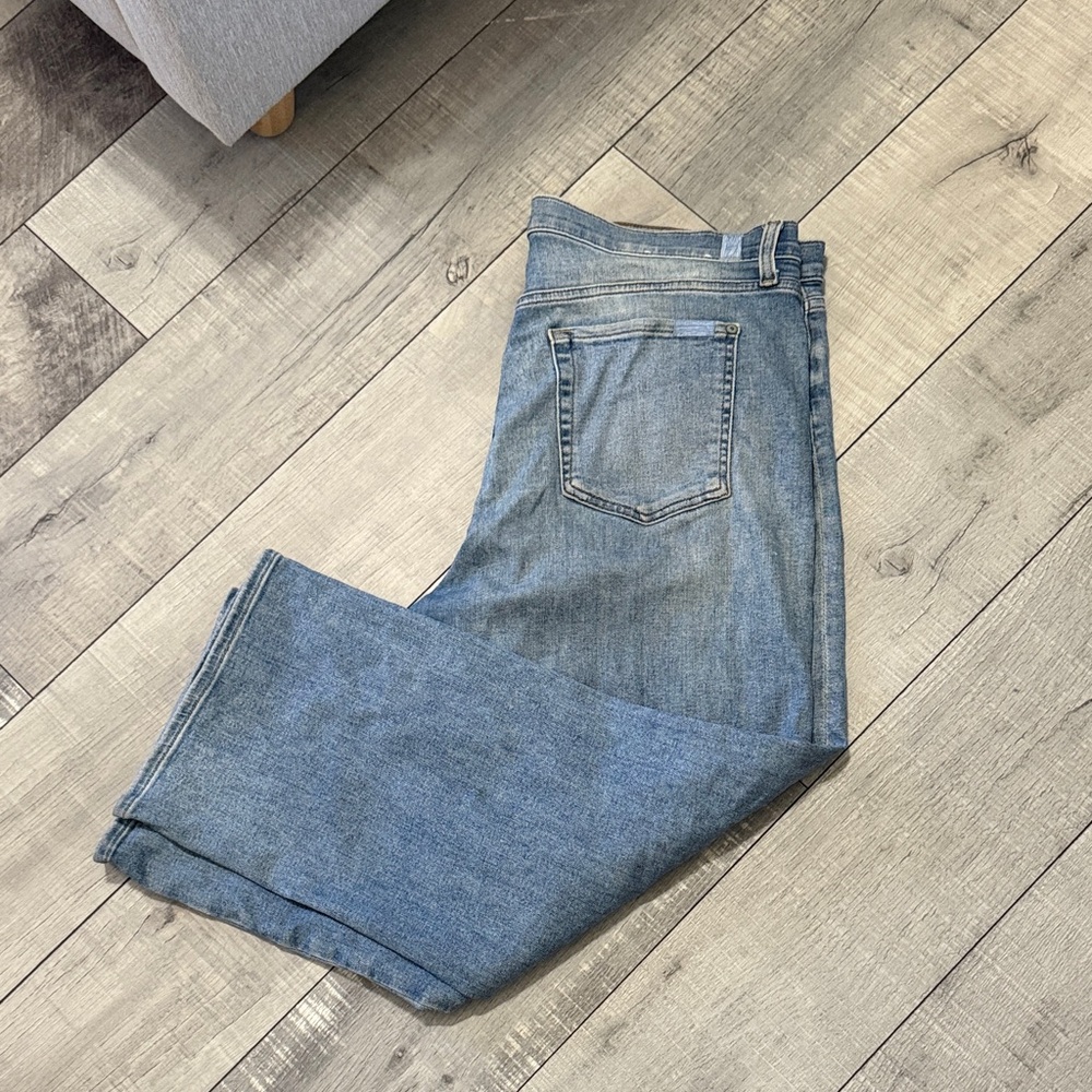 7 For All Mankind Cropped‎ Wide-Leg Jeans